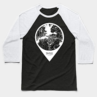 Tampere, Finland City Map - Travel Pin Baseball T-Shirt